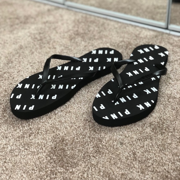PINK Victoria's Secret Shoes - BRAND NEW Pink Flip Flops